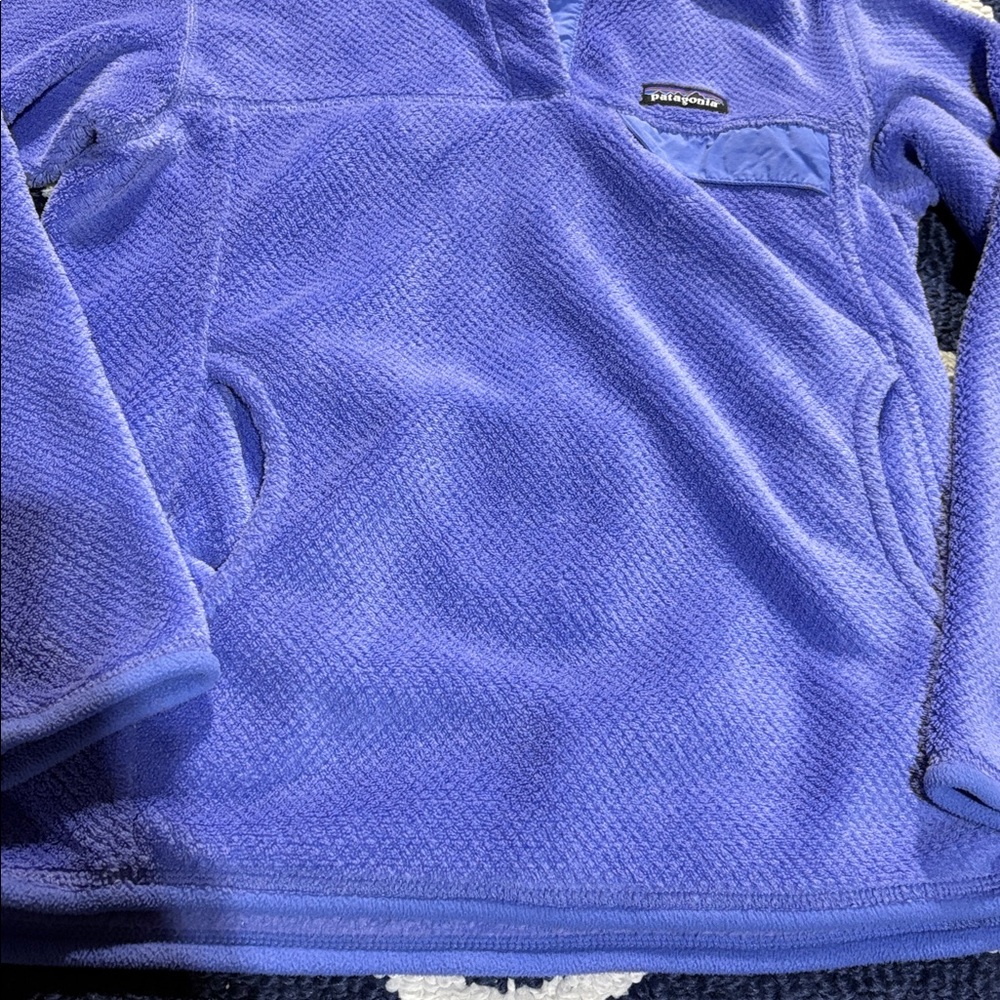Patagonia Retool Snap Fleece Pullover Purple Sweatshirt sz M - Picture 5 of 8